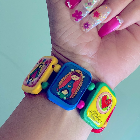 Multicolor bracelet, Virgin Mary - Picture 2 of 3